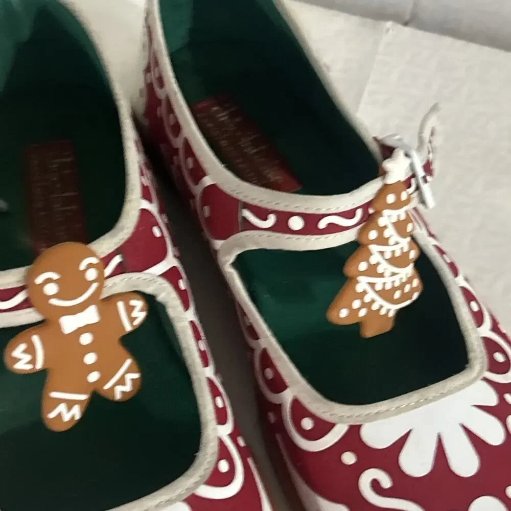 Rare Chocolaticas Ginger Bread Mary Jane flats by Hot Chocolate Design Size 7